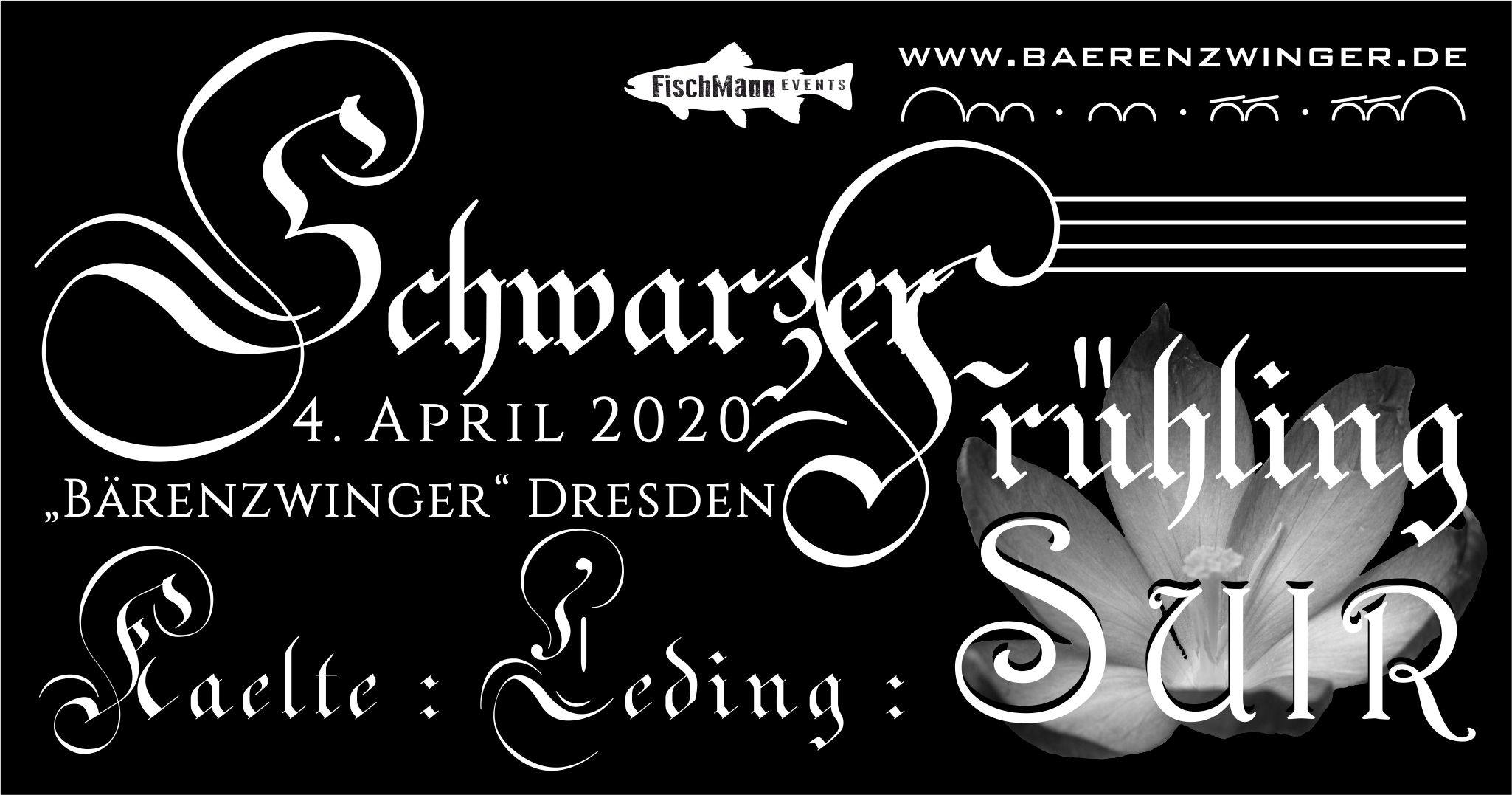 Plakat Schwarzer Frühling 2020