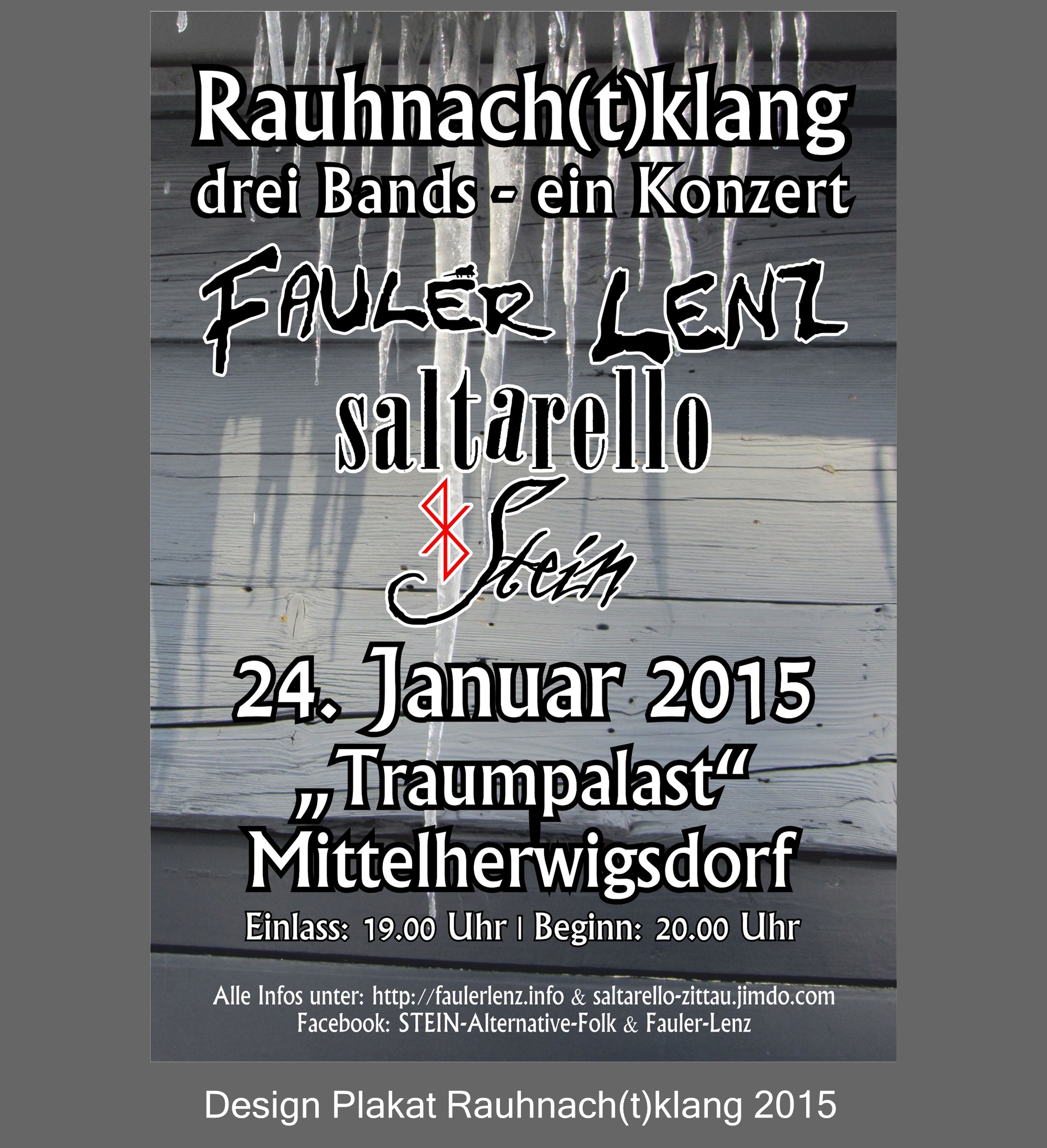 Plakat Rauhnach(t)klang 2015