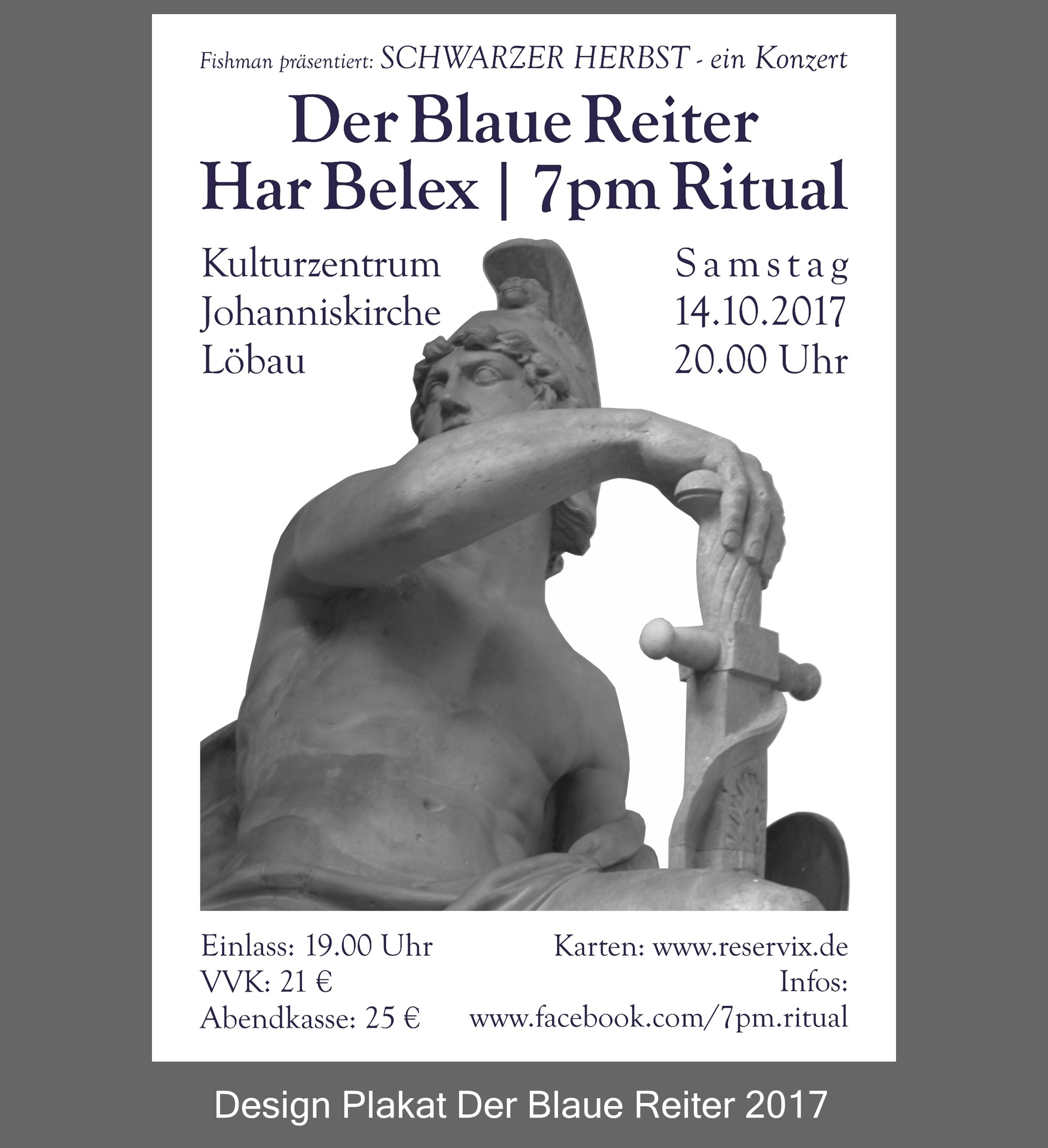 Plakat Der Blaue Reiter 2017
